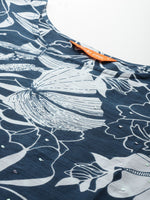 Thumbnail for Indo Era Floral Printed Pure Cotton Kurta with Trousers