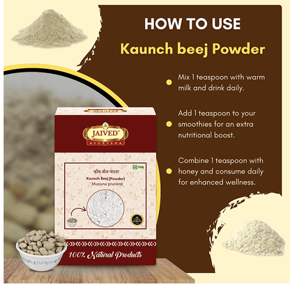 Jaived Ayurveda Kaunch Beej Powder