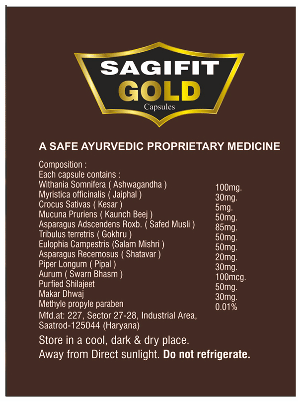 Sagius Sagifit Gold Capsule