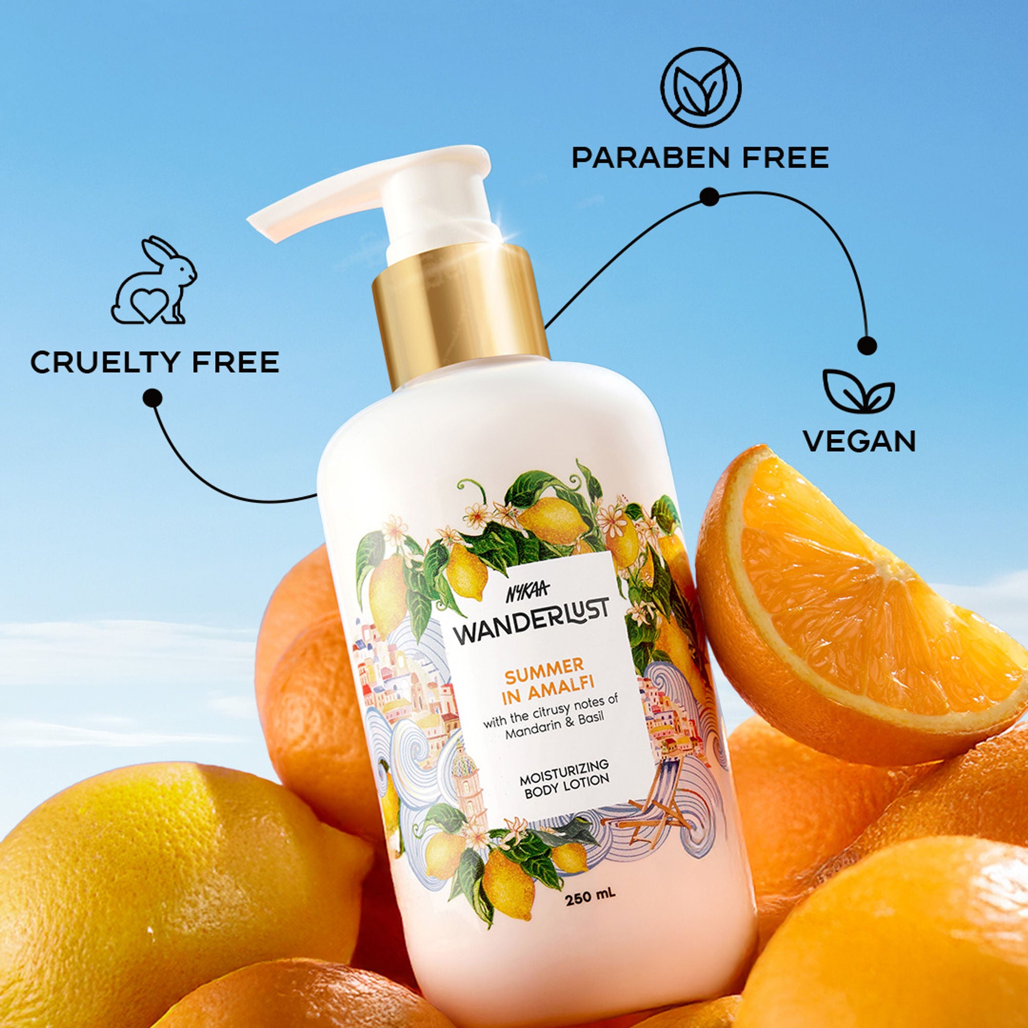 Wanderlust Moisturizing Body Lotion - Summer In Amalfi - Distacart