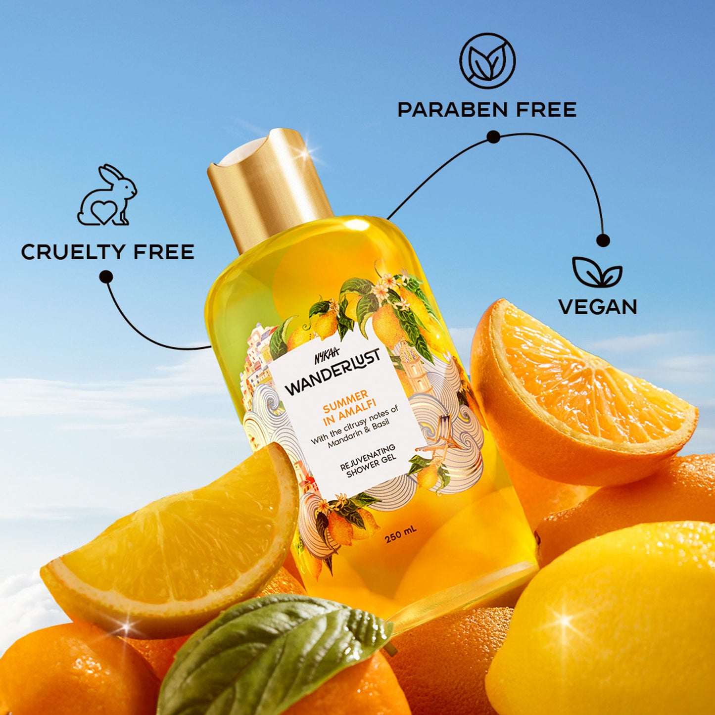 Wanderlust Shower Gels - Summer In Amalfi - Distacart