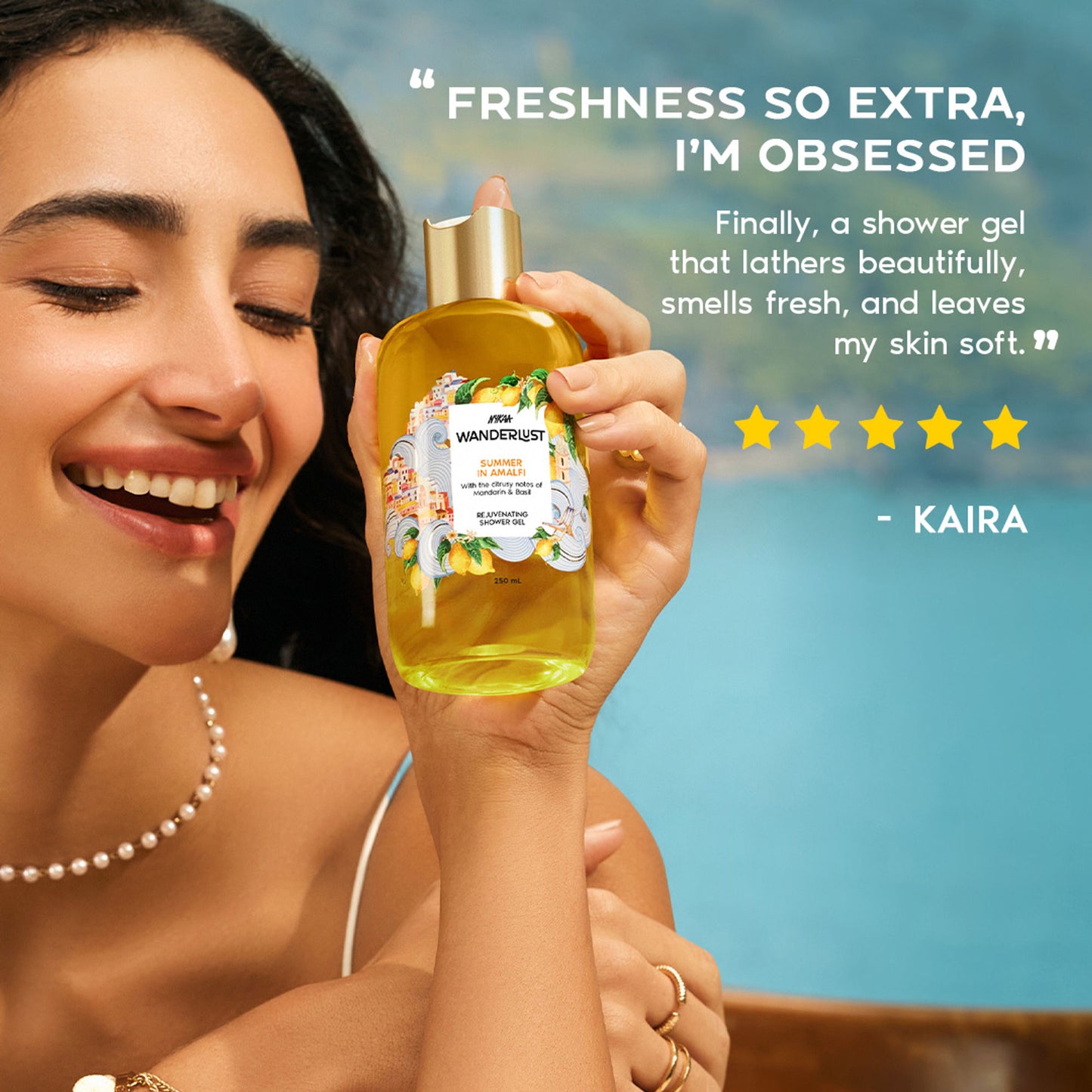 Wanderlust Shower Gels - Summer In Amalfi - Distacart