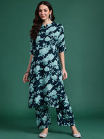 Thumbnail for Indo Era Floral Printed Kurta with Palazzos