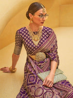 Thumbnail for Anouk Woven Design Organza Banarasi Saree - Distacart