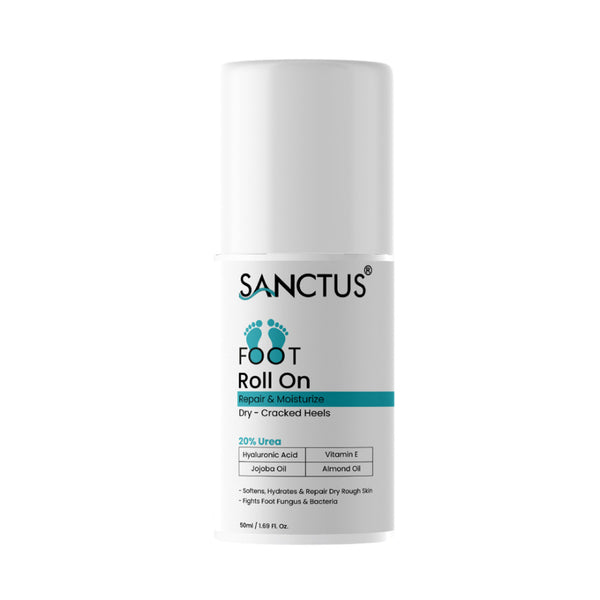 SANCTUS 20% Urea & Hyaluronic Foot Cream Roll On