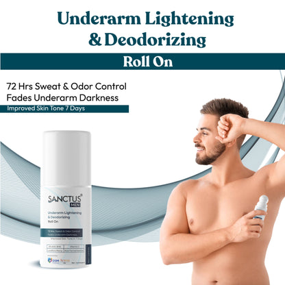 SANCTUS 6%AHA BHA Underarm Roll On For Men - Distacart