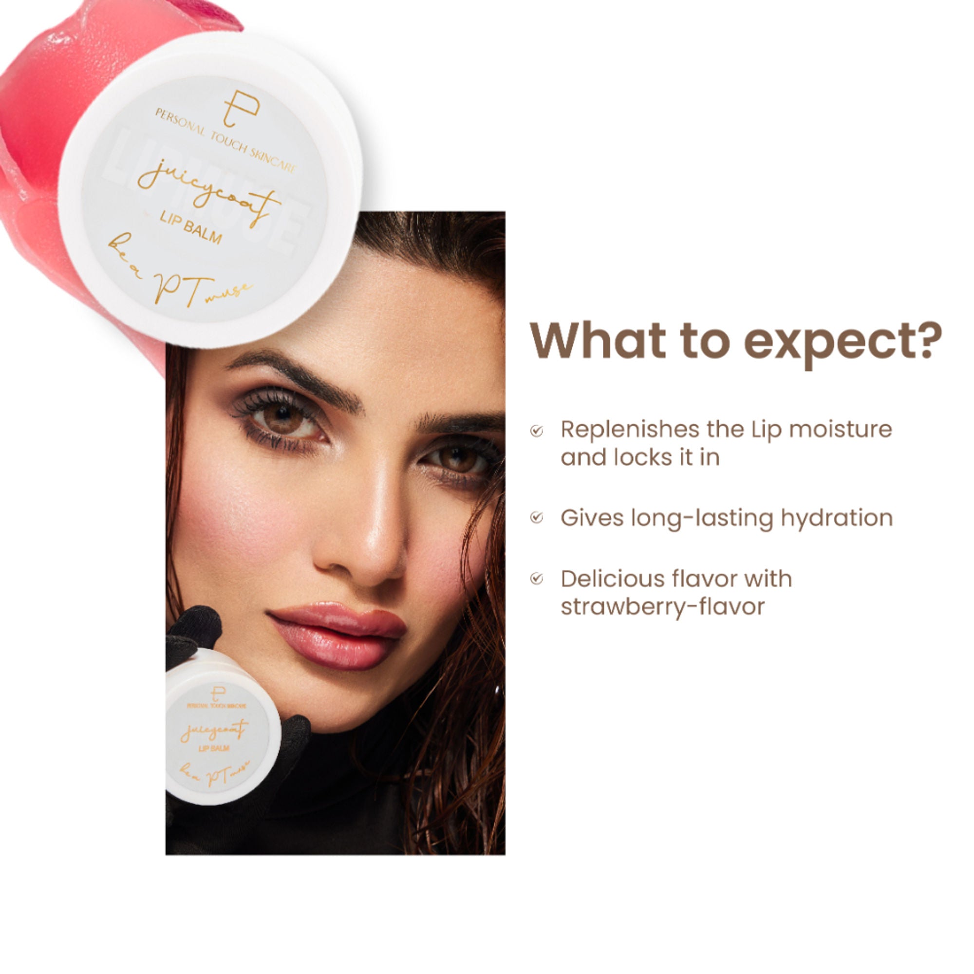 Personal Touch Skincare Juicycoat Lipbalm, USA Patented, India's 1st Squalene Lip Balm For Dark Dry Lips - Distacart