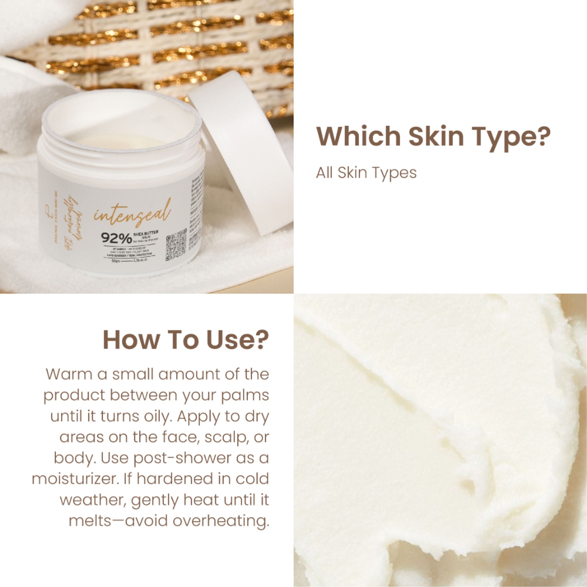 Personal Touch Skincare Intenseal Face & Body Balm For Extreme Dryness, Eczema, Psoriasis & Kid Safe - Distacart