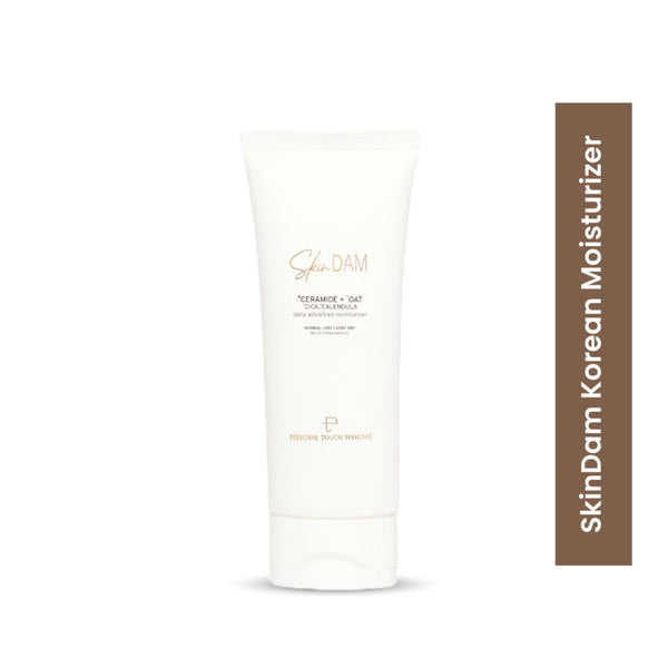 Personal Touch SkinDam Korean Moisturizer With Ceramide 3, Oat, Calendula & Centella For Dry Skin