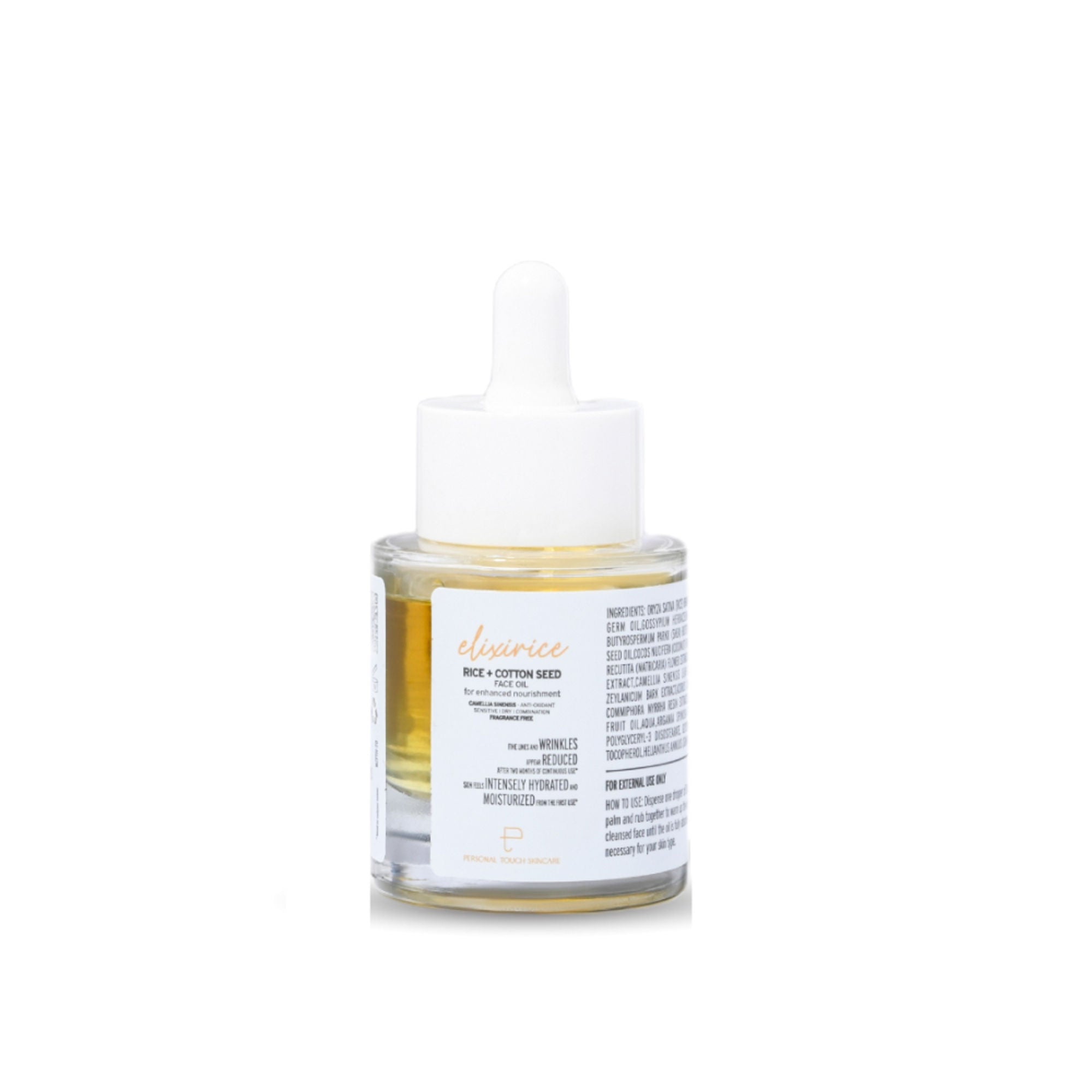Personal Touch Skincare Skincare Elixirice with US Patent Bio Elixir & Cotton Seed Oil - Distacart
