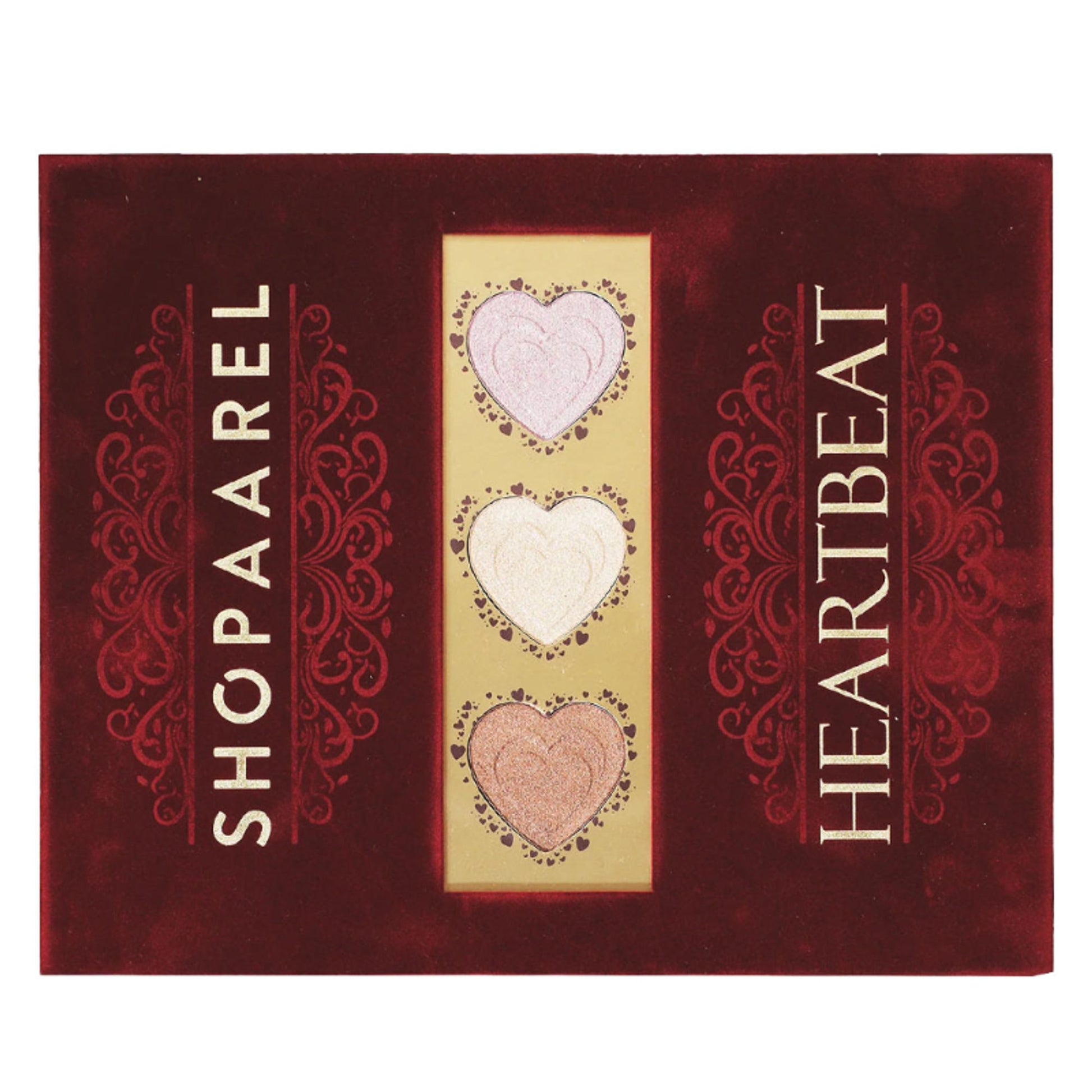 Shopaarel Heartbeat Eyeshadow & Highlighter Palette - Distacart