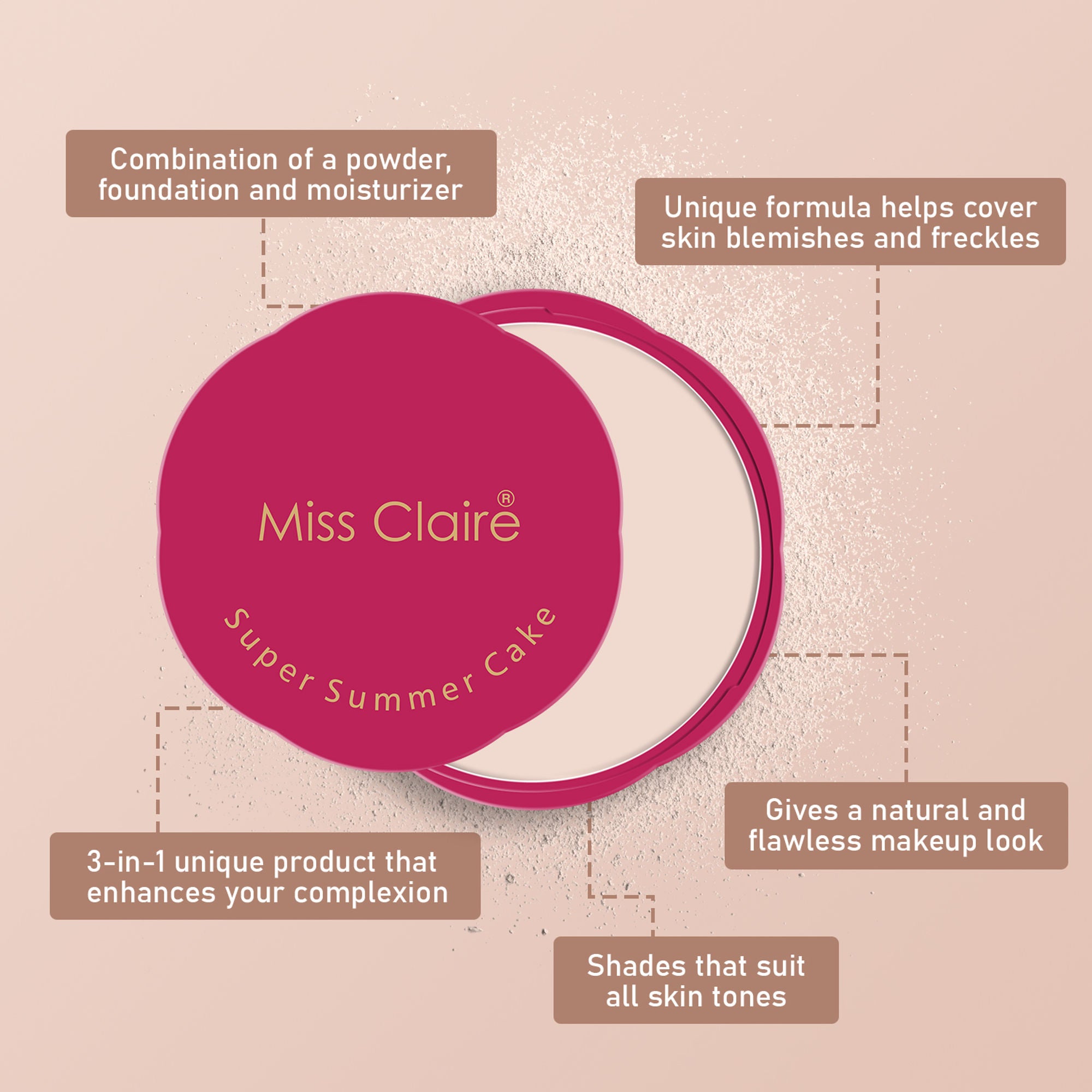 Miss Claire Super Summer Cake - Orange Blush - Distacart