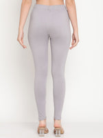 Thumbnail for TAG 7 Women Set of 2 Blue & Grey Ankle Length Leggings - Distacart
