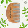Ivory Natural Beard Kacchi Neem Wooden Comb - Natural Grooming For Beard - Distacart