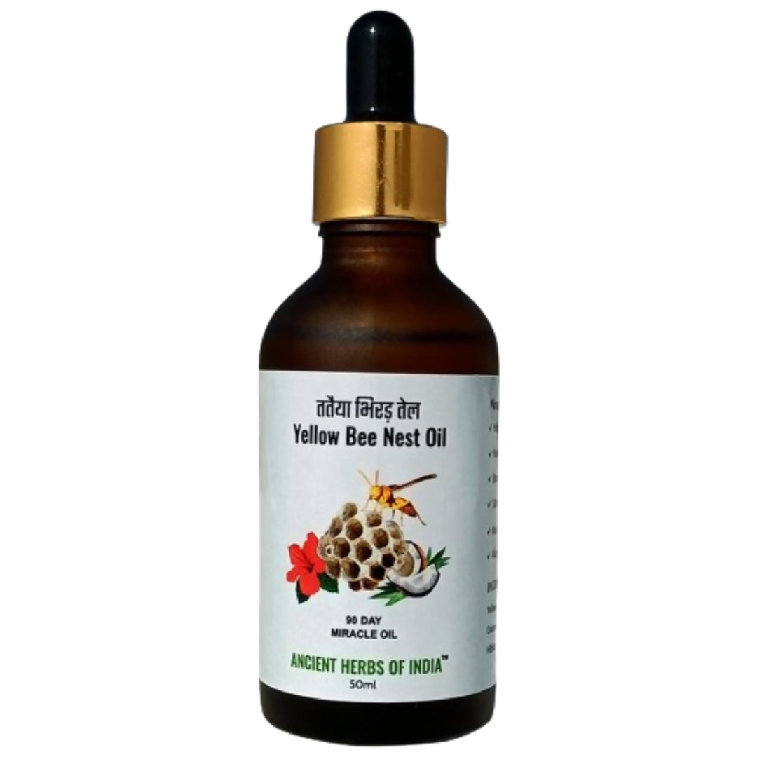 Ancient Herbs of India Yellow bee nest Hair oil - Distacart