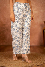 Thumbnail for Joban Fashion Blue Hand Block Printed Cotton Suit Set - Distacart