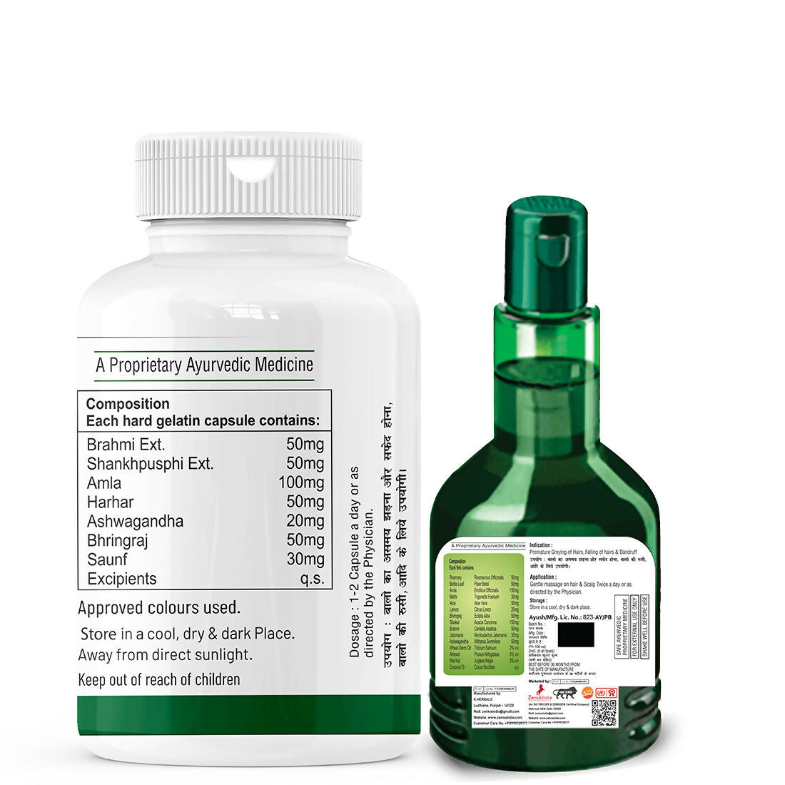 Zenius Hair O Care Kit for Strong Hairs - Dista