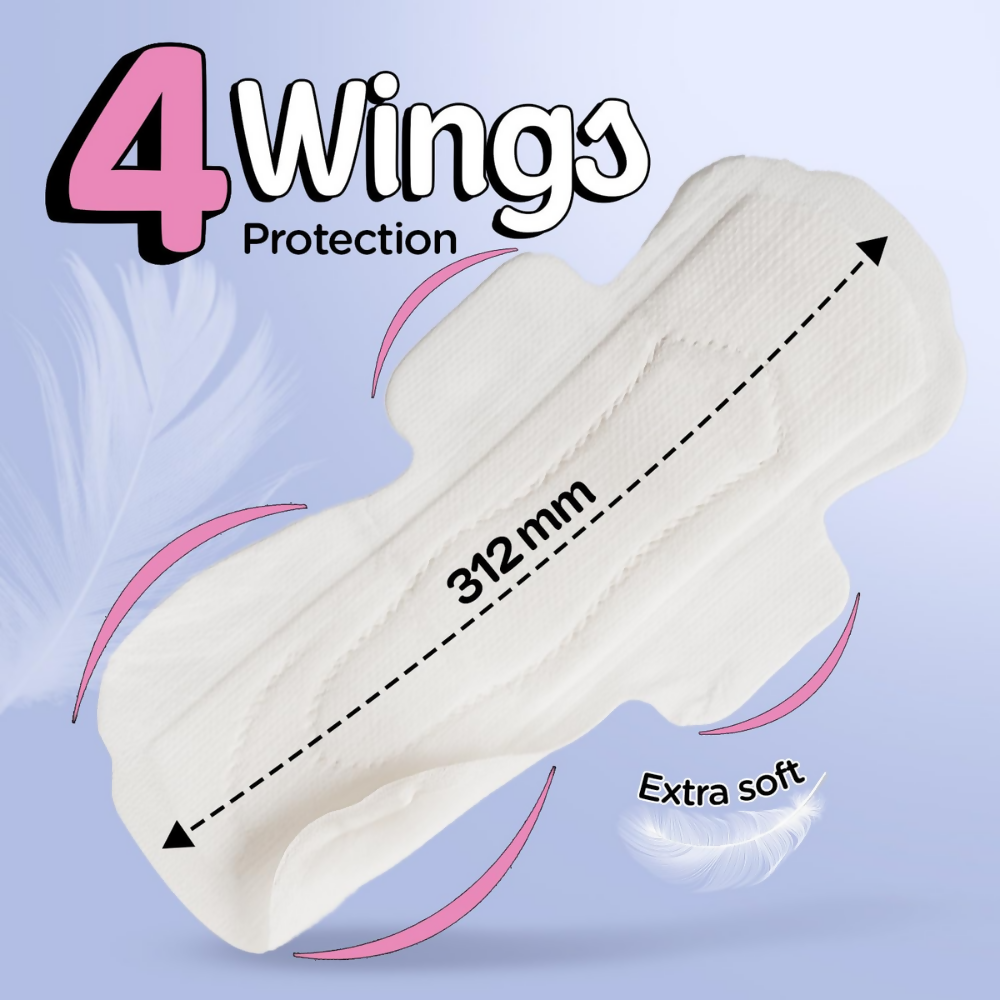 Pee Safe Comfort Ultra Thin Sanitary Pads For Women - XXL - Dista