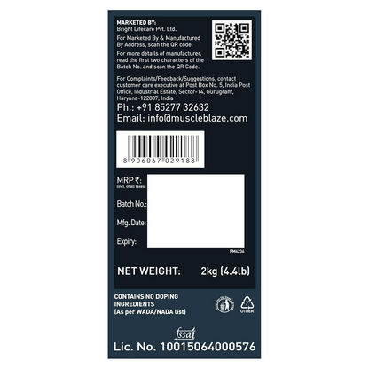 MuscleBlaze Weight Gainer With Added Digezyme Powder - Distacart