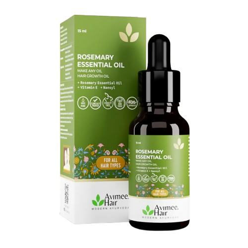 Avimee Herbal Rosemary Essential Hair Oil with Vitamin E & Nansyl - Dista