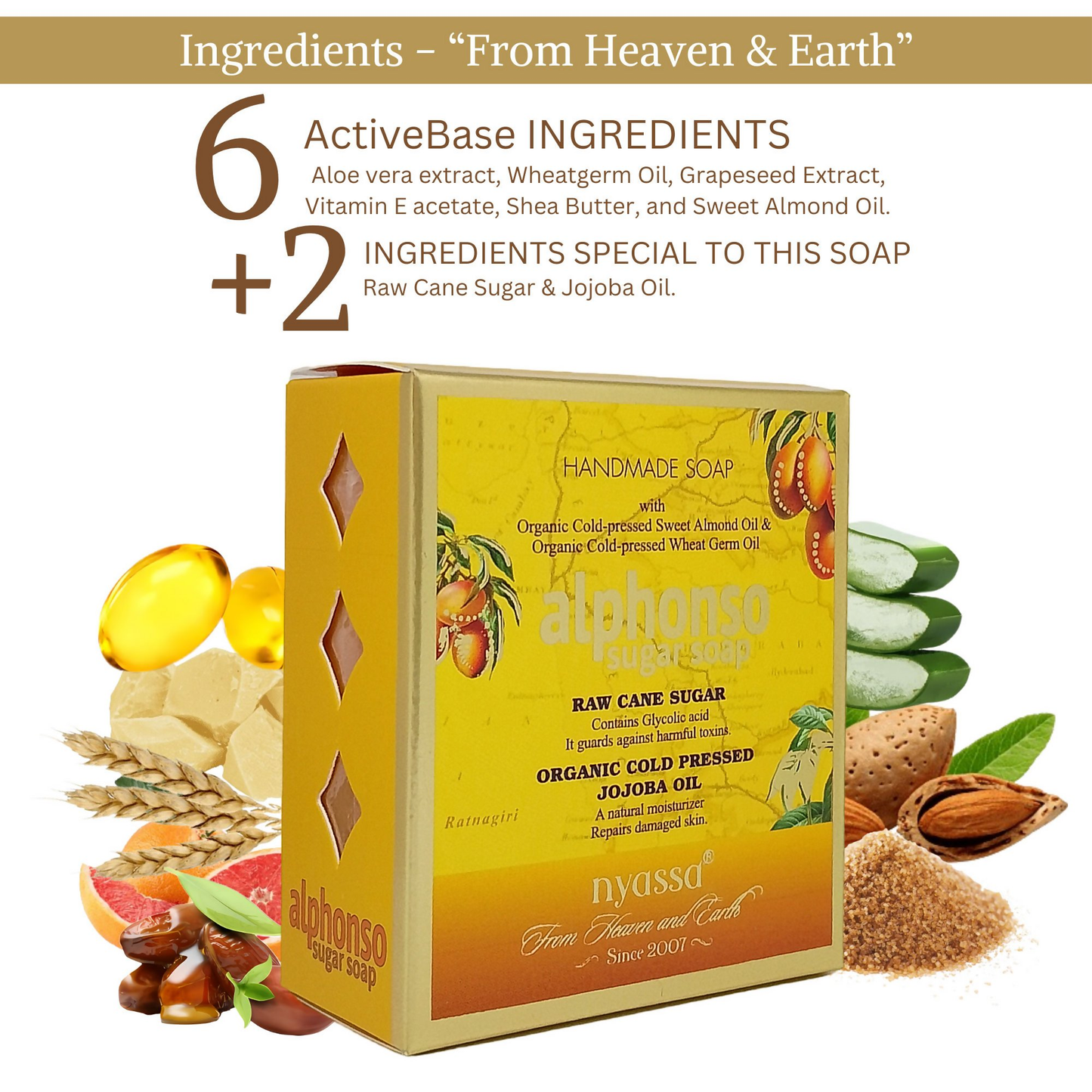 Nyassa Alphonso Sugar Soap - Dista