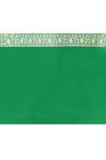 Thumbnail for Joban Fashion Green Pure Crepe Pure Handloom Banarasi Silk Saree