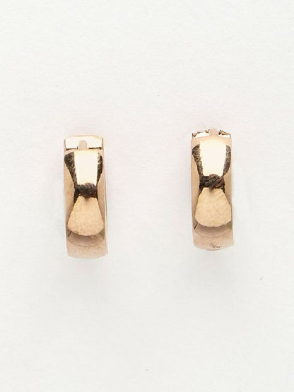 NVR Men's Rose Gold Plated Hoop Earrings - Distacart