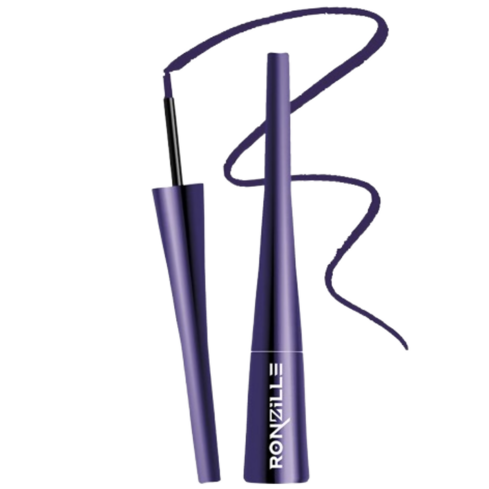 Ronzille Smudgeproof And Waterproof Liquid Matte Eyeliner - Blue - Dista