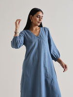 Thumbnail for trueBrowns Light Blue Kurta Pant Set - Distacart