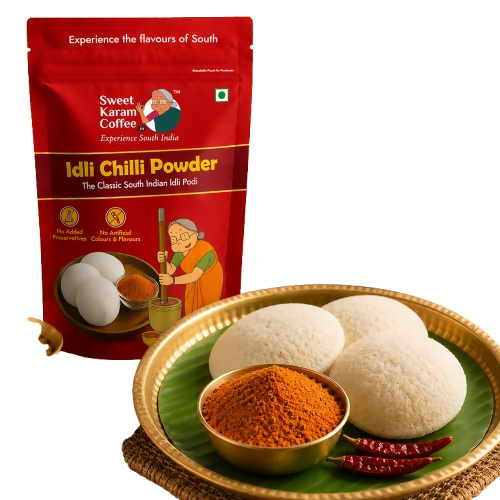 Sweet Karam Coffee Idli Powder (Chilli Gun Powder) - Dista
