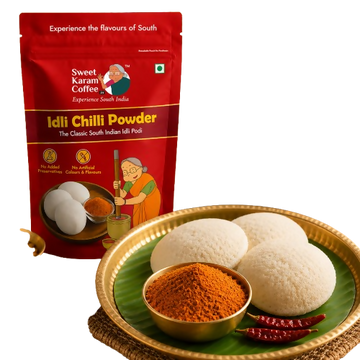 Sweet Karam Coffee Idli Powder (Chilli Gun Powder) - Dista