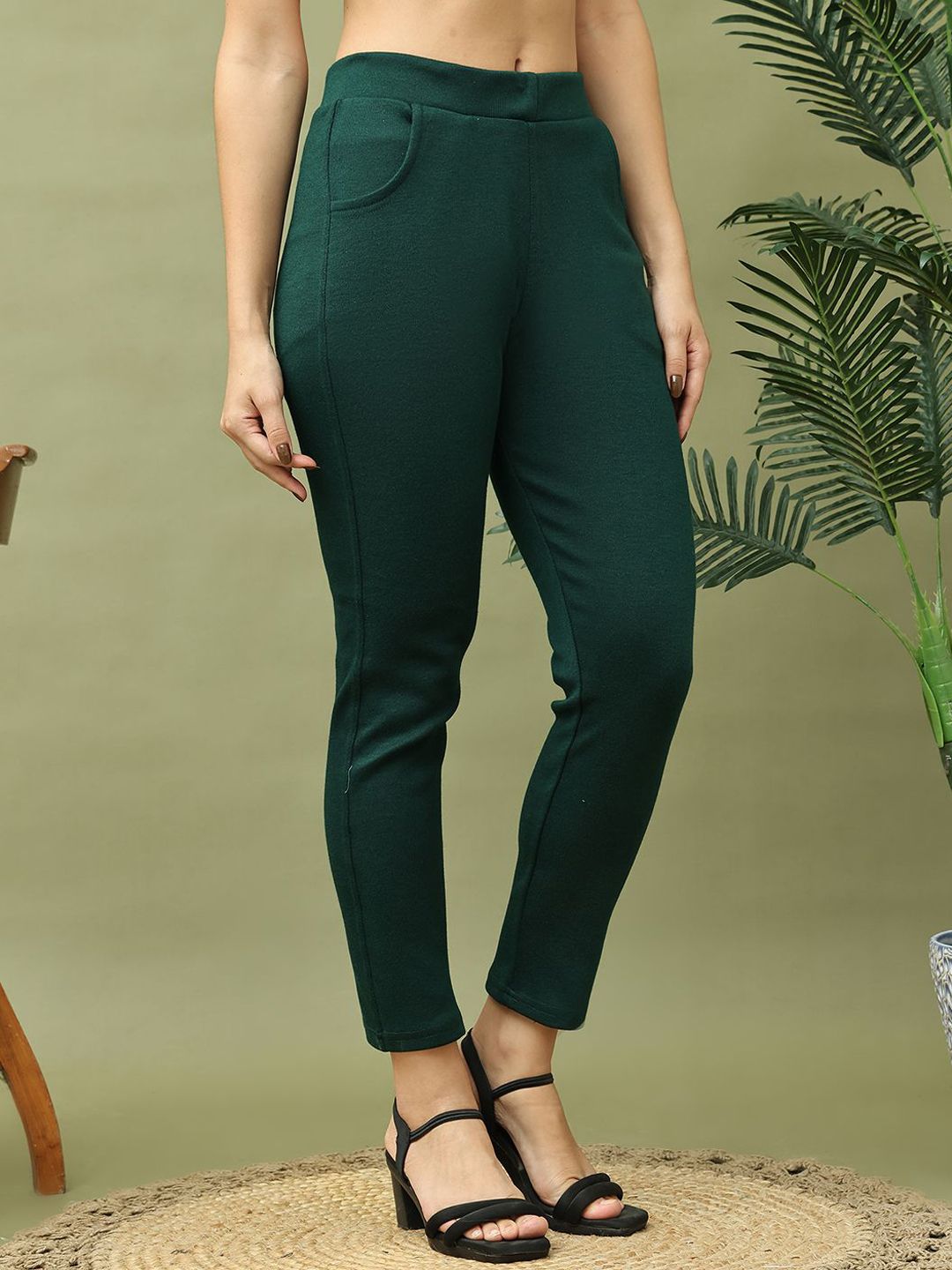 TAG 7 Women Mid-Rise Ankle-Length Leggings - Distacart