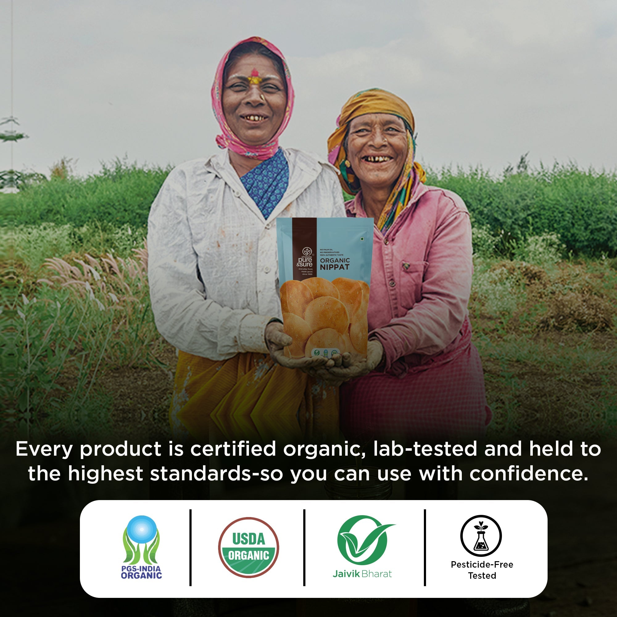 Pure & Sure Organic Nippat