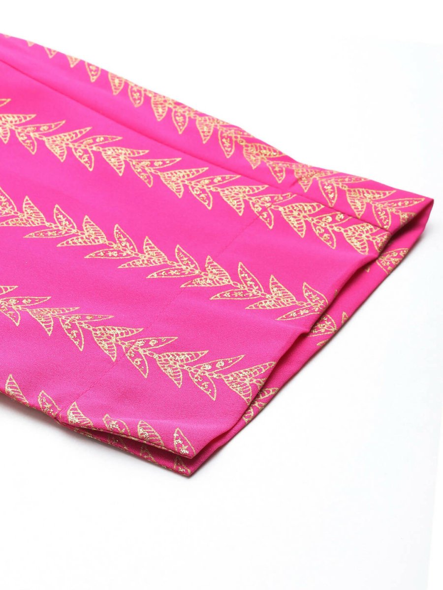 Ahalyaa Women's Traditional wear Kurta Set - Pink - Distacart