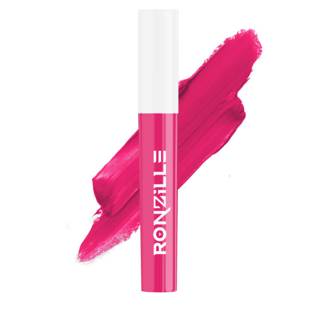 Ronzille Non Transfer Matte Liquid Lipstick Plus Lip Gloss - Blush And Pinks - Dista