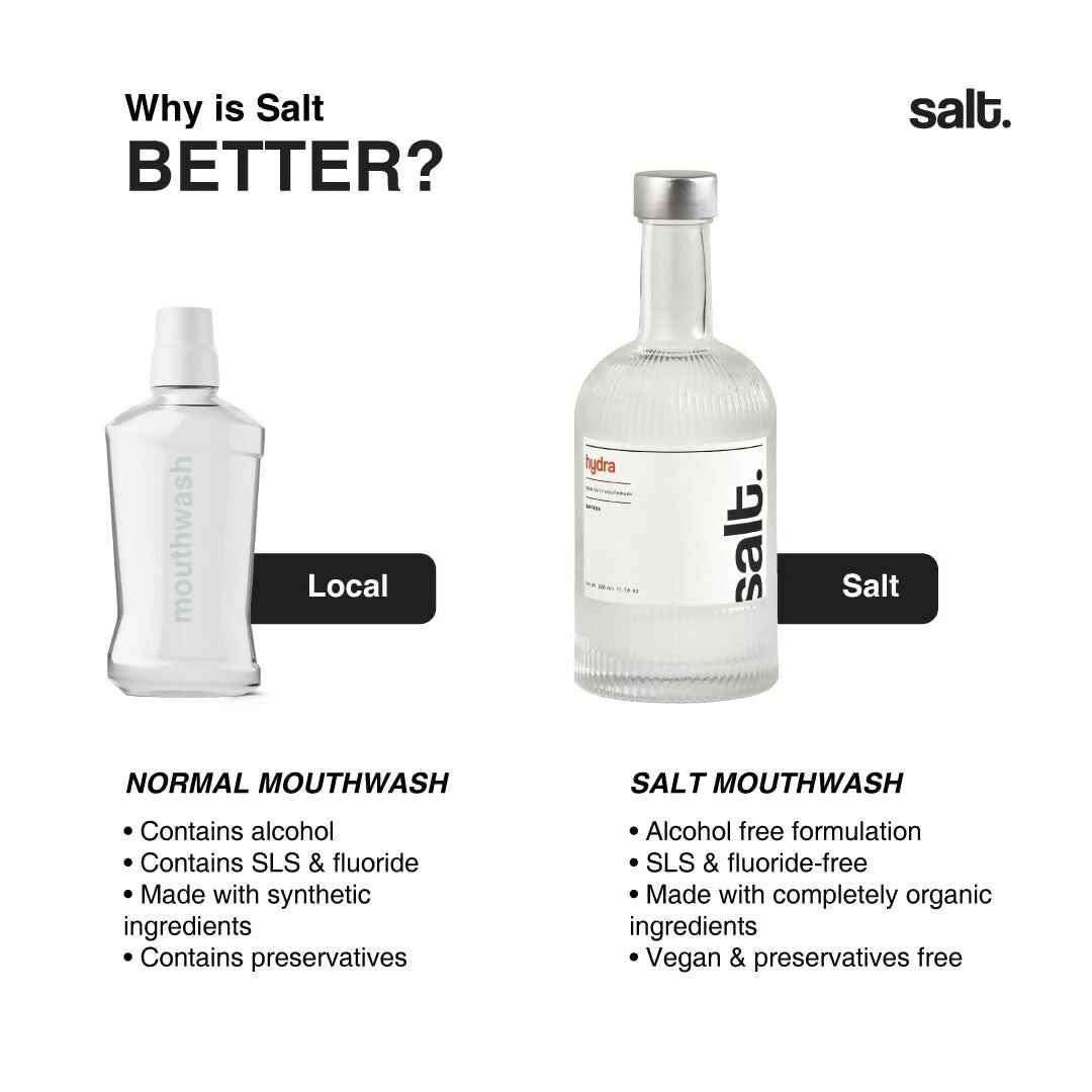 Salt. Oral Care Hydra Mouthwash - Saffron - Dista