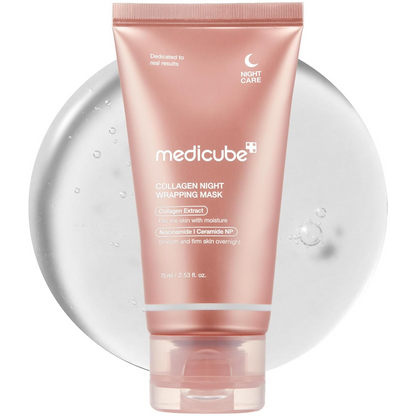 Medicube Collagen Overnight Wrapping Peel Off Facial Mask Pack - Dista