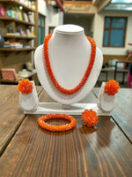 Thumbnail for Inhanns Rangshine 4-In-1 Crystal Glam Set - Handmade - Orange - Distacart