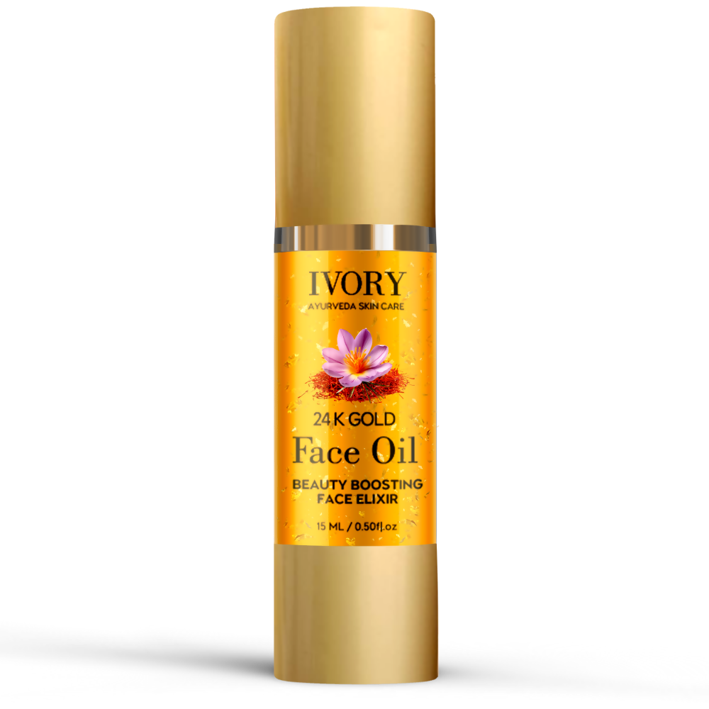 Buy Ivory Natural 24K Gold Face Polish Oil For Luxurious Exfoliating
