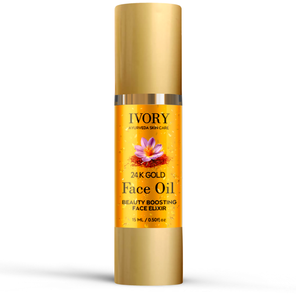 Ivory Natural 24K Gold Face Polish Oil For Luxurious Exfoliating And Rejuvenating Skincare - Distacart