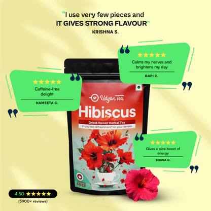 Udyan Tea Hibiscus Pure Herbal Tea - Dista