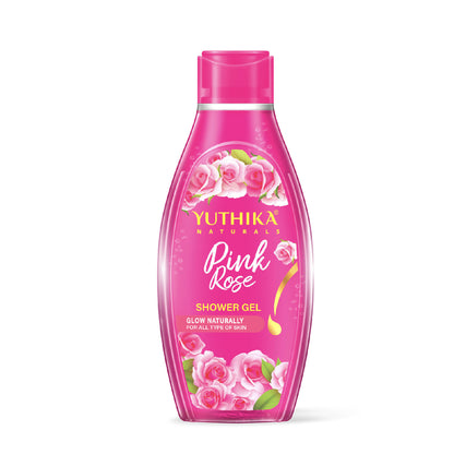 Yuthika Pink Rose Body Wash Shower Gel - Distacart