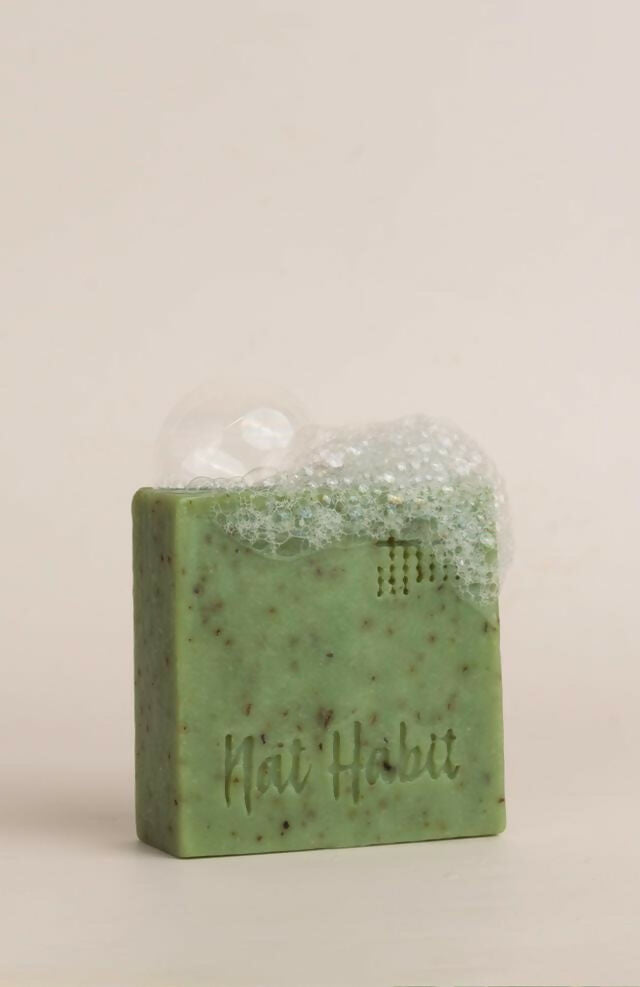 Nat Habit Cold Processed Sacred Neem-Basil Soap - Distacart