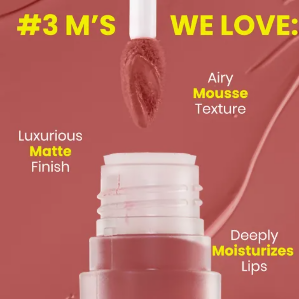 NY Bae Velvet Mousse Liquid Lipstick - Barely Bold 08 - Distacart
