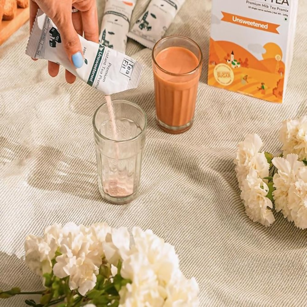 TeaFit Premium NO SUGAR Instant Saffron Tea Premix - Distacart