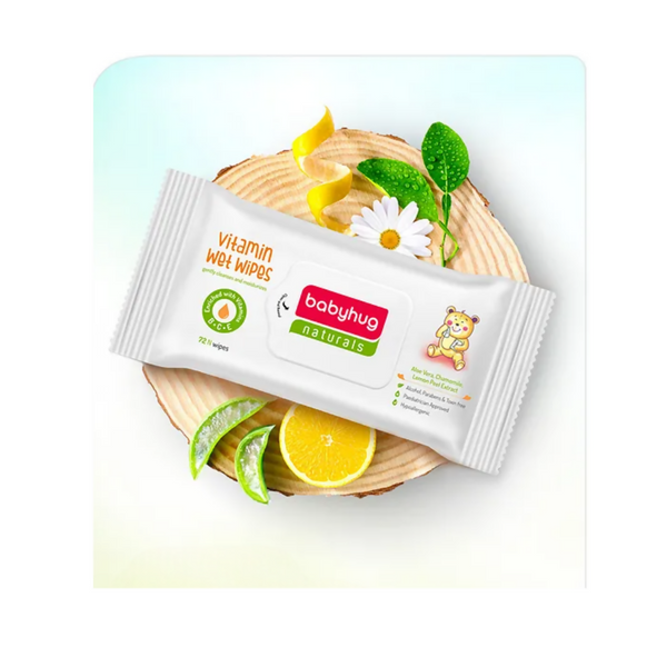 Babyhug Naturals Vitamin Wet Wipes - Distacart