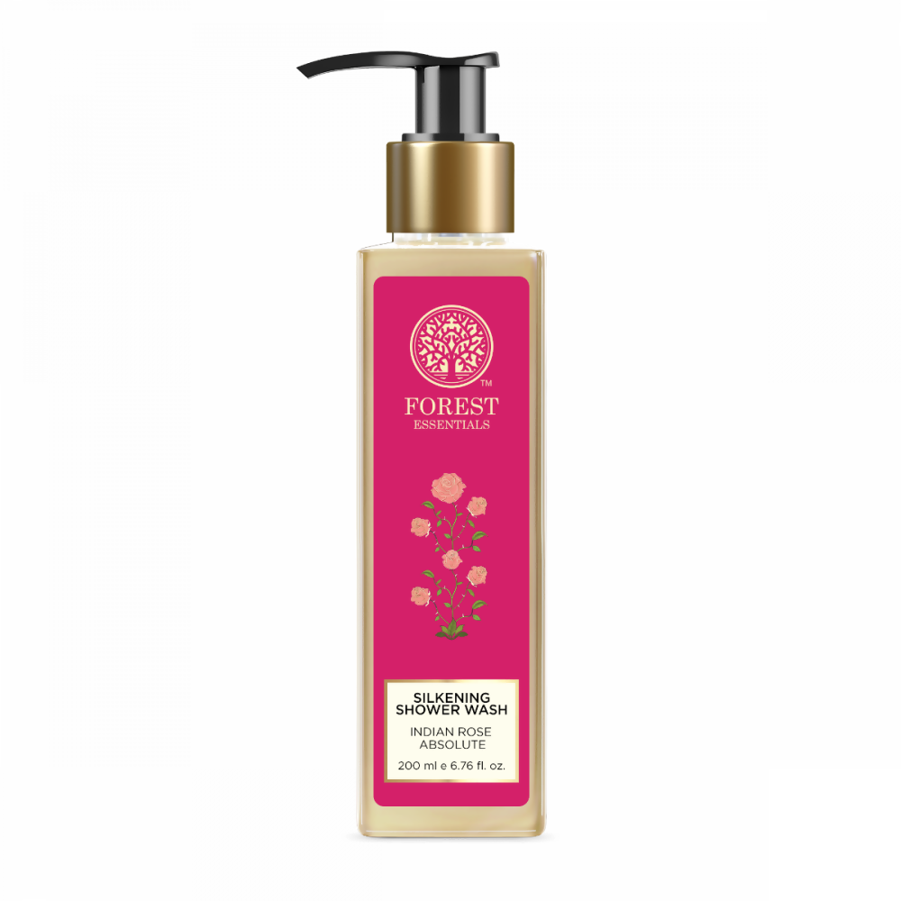 Forest Essentials Travel Size Silkening Shower Wash Indian Rose Absolute - Distacart