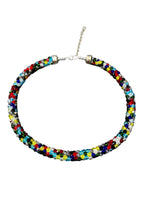Thumbnail for Inhanns Noor-E-Jalwa – Handmade Crystal Bead Necklace -Adjustable - Multi Colour Only Necklace - Distacart