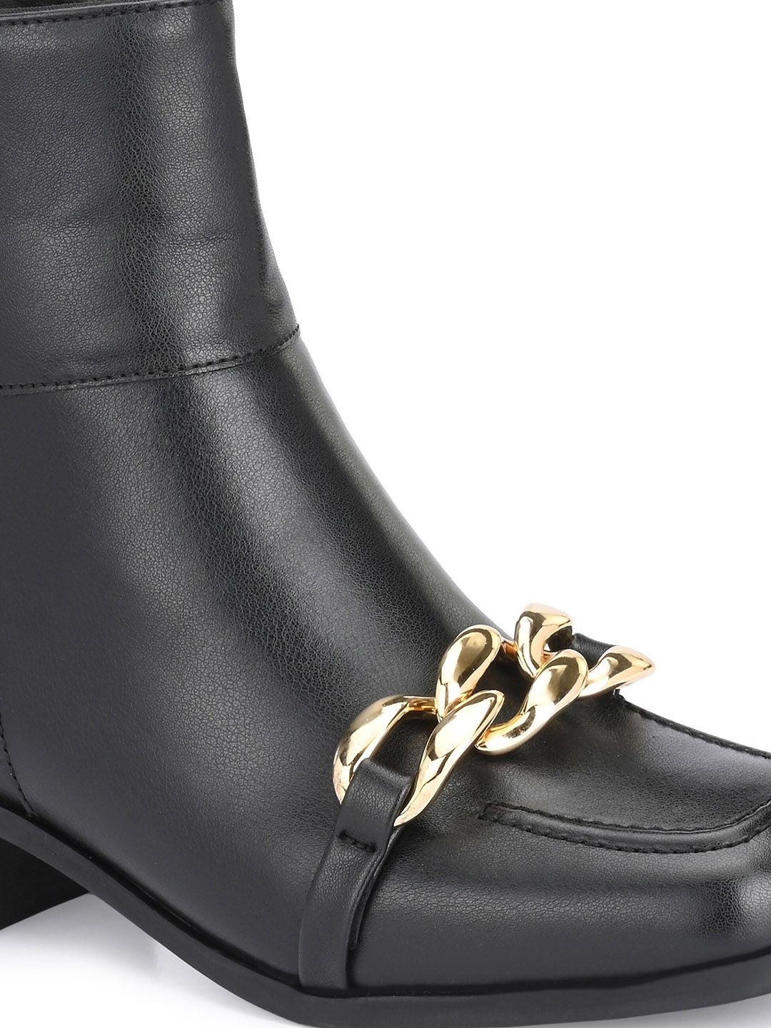 Delize Women Black Solid Boots