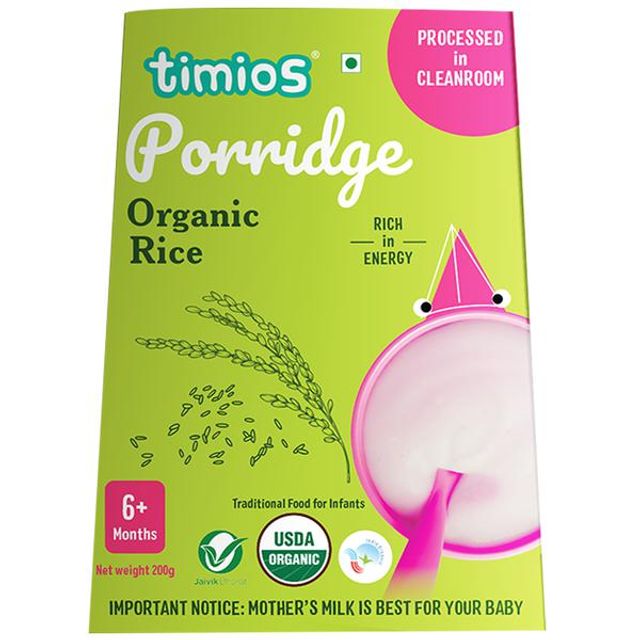 Timios Organic Rice Porridge - Distacart